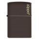 美版 Zippo Lighter 棕色亮漆防風打火機 Brown with Zippo logo 49180ZL