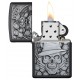 美版 Zippo Lighter Black Matte/Emblem Attached 49183