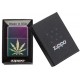 美版 Zippo Lighter 彩虹色大麻葉防風打火機 Iridescent Marijuana Leaf 49185