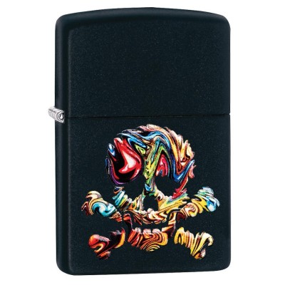 美版 Zippo Lighter 骷髏 Skull Design 49187