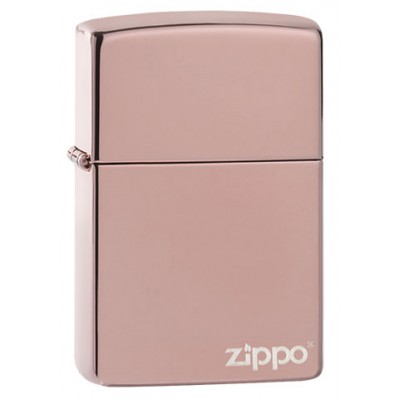 美版 Zippo Lighter 玫瑰金色防風打火機 High Polish Rose Gold with Zippo logo 49190ZL 