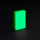 美版 Zippo Lighter 螢光色漆(素面)防風打火機 Classic Glow In The Dark 49193