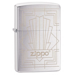 美版 Zippo Lighter 經典裝飾設計防風打火機 PF20 Zippo Deco Design 49206