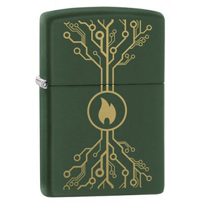 美版 Zippo Lighter 起源之樹防風打火機 PF20 ZL Leaves Design 49214