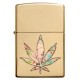 美版 Zippo Lighter 大麻葉 Pot Leaf Fusion Design 49240