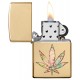 美版 Zippo Lighter 大麻葉 Pot Leaf Fusion Design 49240