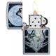 美版 Zippo Lighter 狼嚎 Howling Wolf Design 49261