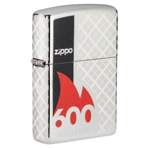 美版 Zippo Lighter 六億個打火機紀念款防風打火機 600 Millionth 美版 Zippo Lighter Collectible 49272