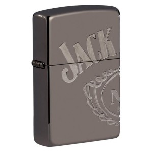 美版 Zippo Lighter Black Ice® 黑冰 Jack Daniel's 49282