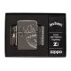 美版 Zippo Lighter Black Ice® 黑冰 Jack Daniel's 49282