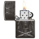 美版 Zippo Lighter Black Ice® 黑冰 日本武士之戰 Knight Fight Design 49292 美版 Zippo Lighter Black Ice® 黑冰 日本武士之戰 Knight Fight Design 49292