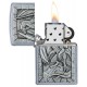 美版 Zippo Lighter 龍 Dragon Emblem Design 49296