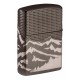 美版 Zippo Lighter Black Ice®  黑冰 山谷 Mountain Design 49299