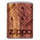 美版 Zippo Lighter 經典木紋環繞防風打火機 WOODCHUCK USA Zippo Cedar Wrap 49331