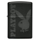 美版 Zippo Lighter 花花公子-黑色格調防風打火機 Playboy 49342