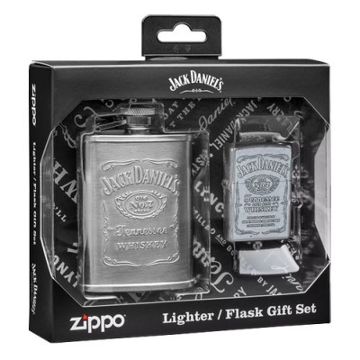 美版 Zippo Lighter 傑克丹尼聯名款防風打火機、隨身酒罐套裝組 JACK Daniels LTR & Flask SET 49349 美版 Zippo Lighter 傑克丹尼聯名款防風打火機、隨身酒罐套裝組 JACK Daniels LTR & Flask SET 49349