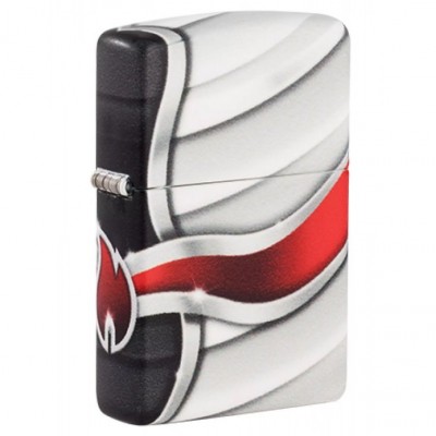 美版 Zippo Lighter 經典火焰環繞設計防風打火機 Flame Design 49357