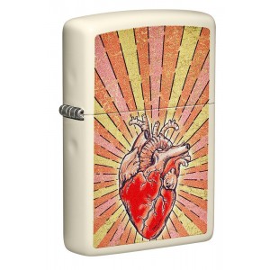美版 Zippo Lighter 心臟 Heart Design 49397