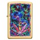 美版 Zippo Lighter 樹葉幻彩設計防風打火機 Leaf Design 49398