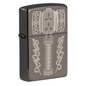 美版 Zippo Lighter Black Ice® 黑冰 雷神之鎚 Thors Hammer Design 49404 美版 Zippo Lighter Black Ice® 黑冰 雷神之鎚 Thors Hammer Design 49404