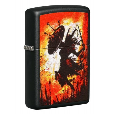 美版 Zippo Lighter 戰士 Warrior Design 49405 美版 Zippo Lighter 戰士 Warrior Design 49405