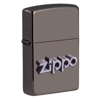 美版 Zippo Lighter Black Ice® 黑冰 立體標誌圖案 Zippo Design 49417 美版 Zippo Lighter Black Ice® 黑冰 立體標誌圖案 Zippo Design 49417
