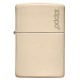 美版 Zippo Lighter 平沙色防風打火機 Classic Flat Sand with Zippo logo 49453ZL