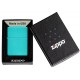 美版 Zippo Lighter 淺綠松石色(素面)防風打火機 Classic Flat Turquoise 49454