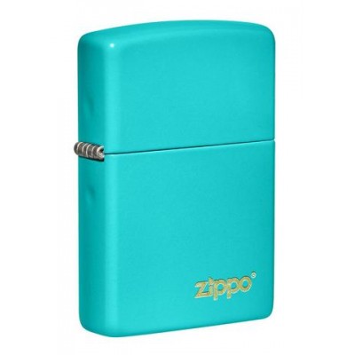 美版 Zippo Lighter 淺綠松石色防風打火機 Classic Flat Turquoise with Zippo logo 49454ZL