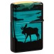 美版 Zippo Lighter Moose Landscape Design 49481
