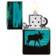 美版 Zippo Lighter Moose Landscape Design 49481