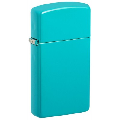 美版 Zippo Lighter Slim Flat Turquoise 49529