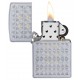 美版 Zippo Lighter Satin Chrome Auto Two Tone 49570
