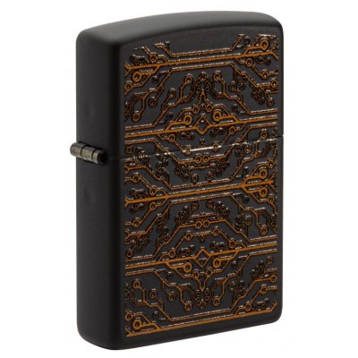美版 Zippo Lighter Black Matte Color Image 49572