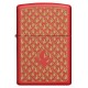 美版 Zippo Lighter Red Matte Laser Engrave 49573