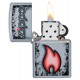 美版 Zippo Lighter Zippo Flame Design 49576