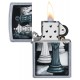 美版 Zippo Lighter Chess Game Design 49601