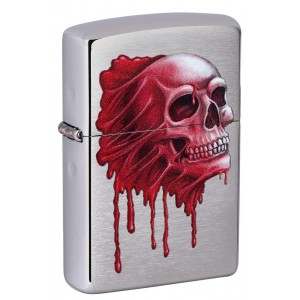 美版 Zippo Lighter Skull Design 49603