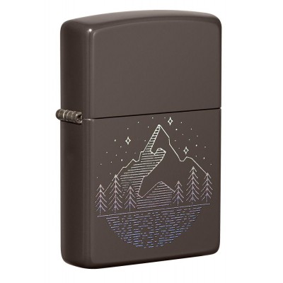 美版 Zippo Lighter Mountain Design 49633 美版 Zippo Lighter Mountain Design 49633