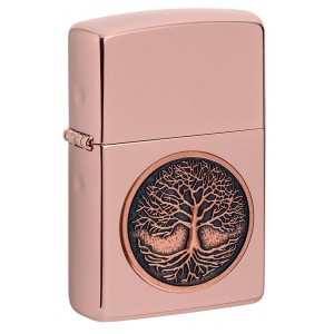美版 Zippo Lighter Tree of Life Emblem 49638
