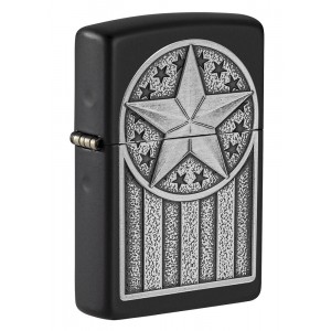 美版 Zippo Lighter American Metal Emblem 49639