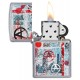 美版 Zippo Lighter Anarchy Design 49662