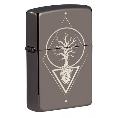 美版 Zippo Lighter Heart Of Tree Design 49687 美版 Zippo Lighter Heart Of Tree Design 49687
