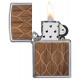 美版 Zippo Lighter WOODCHUCK USA Walnut Leaves 49708