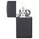 美版 Zippo Lighter Slim® 窄版 黑啞漆 Black Matte 1618