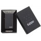 美版 Zippo Lighter Slim® 纖巧黑啞漆框商標 Black Matte with Red Border 1618ZB