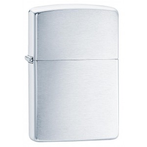 美版 Zippo Lighter 厚殼沙子 Armor® Brushed Chrome 162