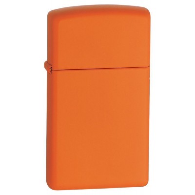 美版 Zippo Lighter Slim® 窄版 橙啞漆 Orange Matte 1631