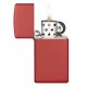 美版 Zippo Lighter Slim® 窄版 紅啞漆 Red Matte 1633