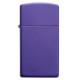 美版 Zippo Lighter Slim® 窄版 紫啞漆 Purple Matte 1637